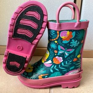 Toddler girl rain boots size 5/6